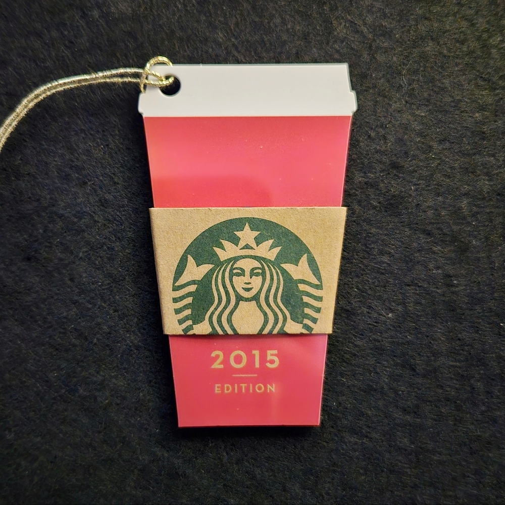 Starbucks Mini Card - Red Cup Christmas 2015 Edition - Traditonal Plastic